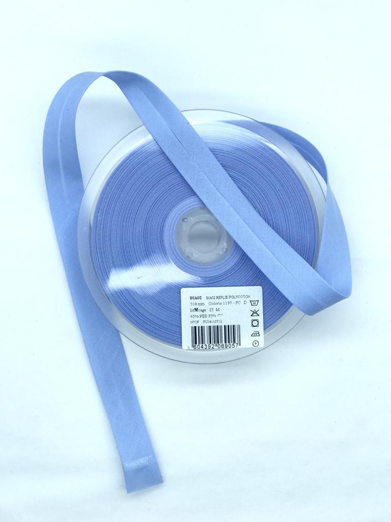 KOTON KATLI BİYE AÇIK MAVİ 18mm