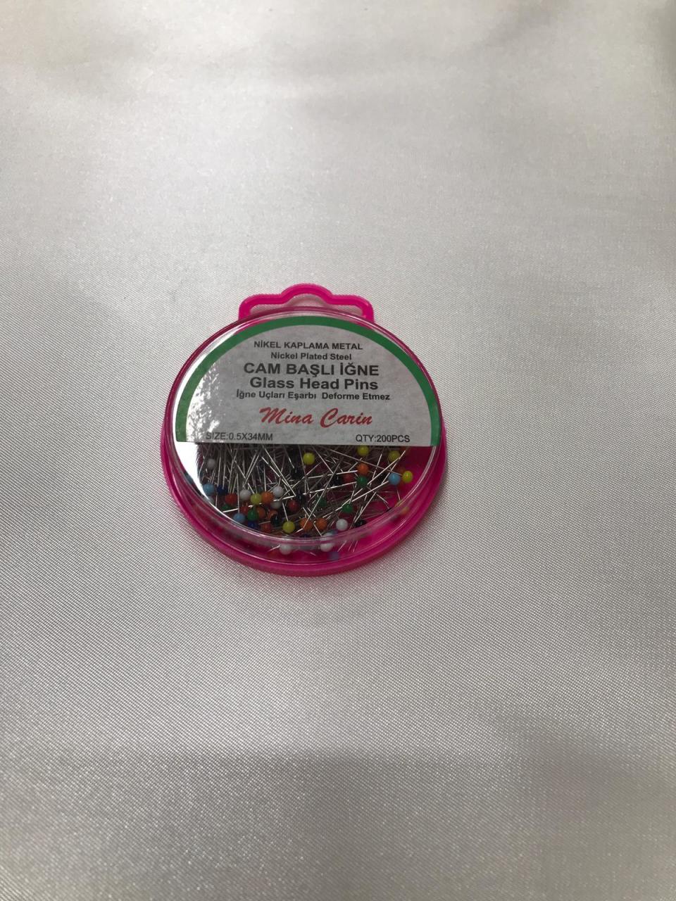 CAM BAŞLI İĞNE RENKLİ