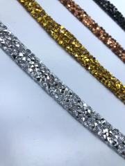 TAŞLI YAPIŞKANLI ŞERİT APLİK 12mm