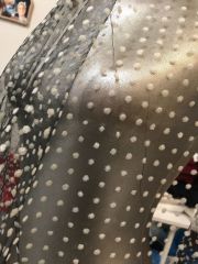 PUANTİYELİ TÜL SİYAH BEYAZ 140cm