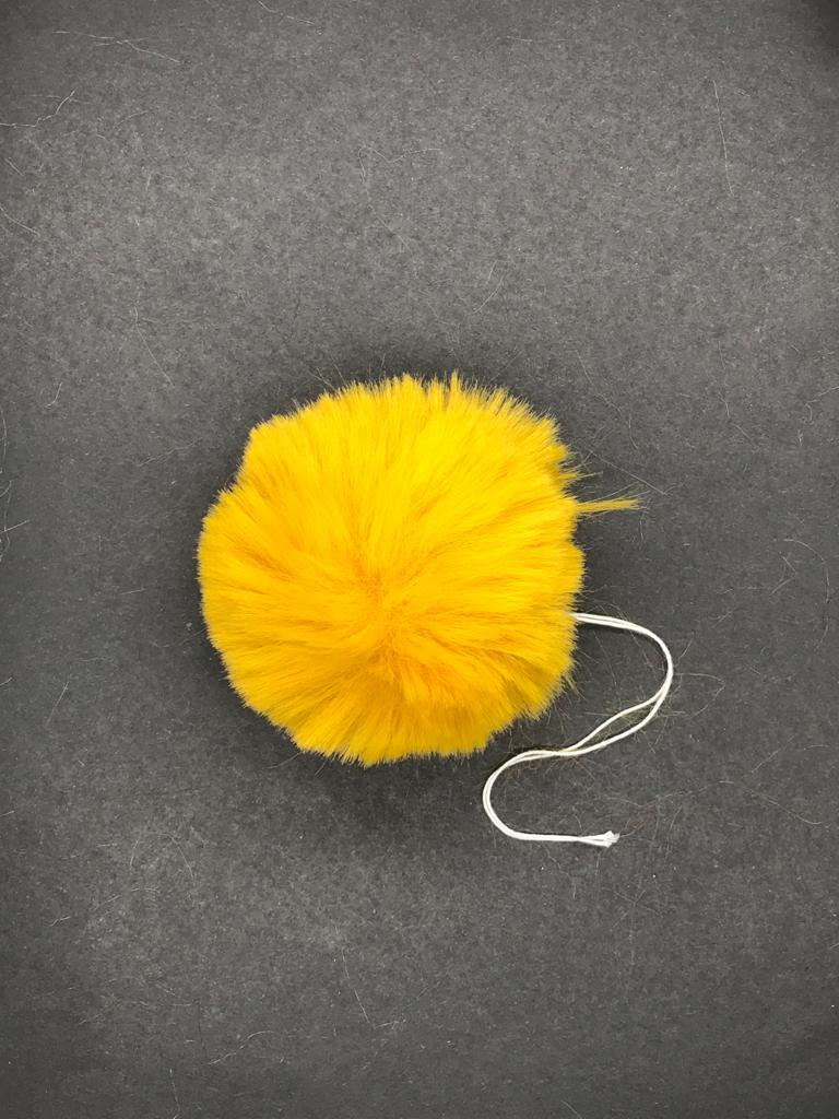 DEKORATİF TAVŞAN PONPON SARI