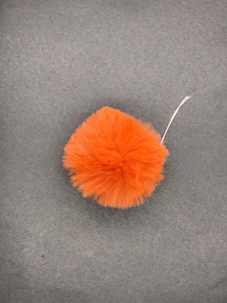 DEKORATİF TAVŞAN PONPON TURUNCU