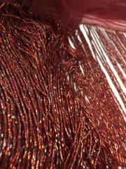 BONCUKLU SAÇAK PÜSKÜL BORDO 25cm