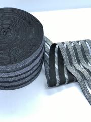 RENKLİ SİMLİ LASTİK 9.5cm gümüş simli