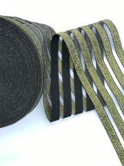 RENKLİ SİMLİ LASTİK 9.5cm sarı simli