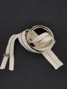 METAL DİŞLİ FERMUAR KREM 1 METRE