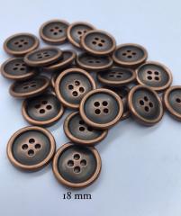 METALİZE DÜĞME ESKİTME  1.8 cm