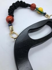 AKRİLİK TAŞLI AHŞAP ÇANTA SAPI