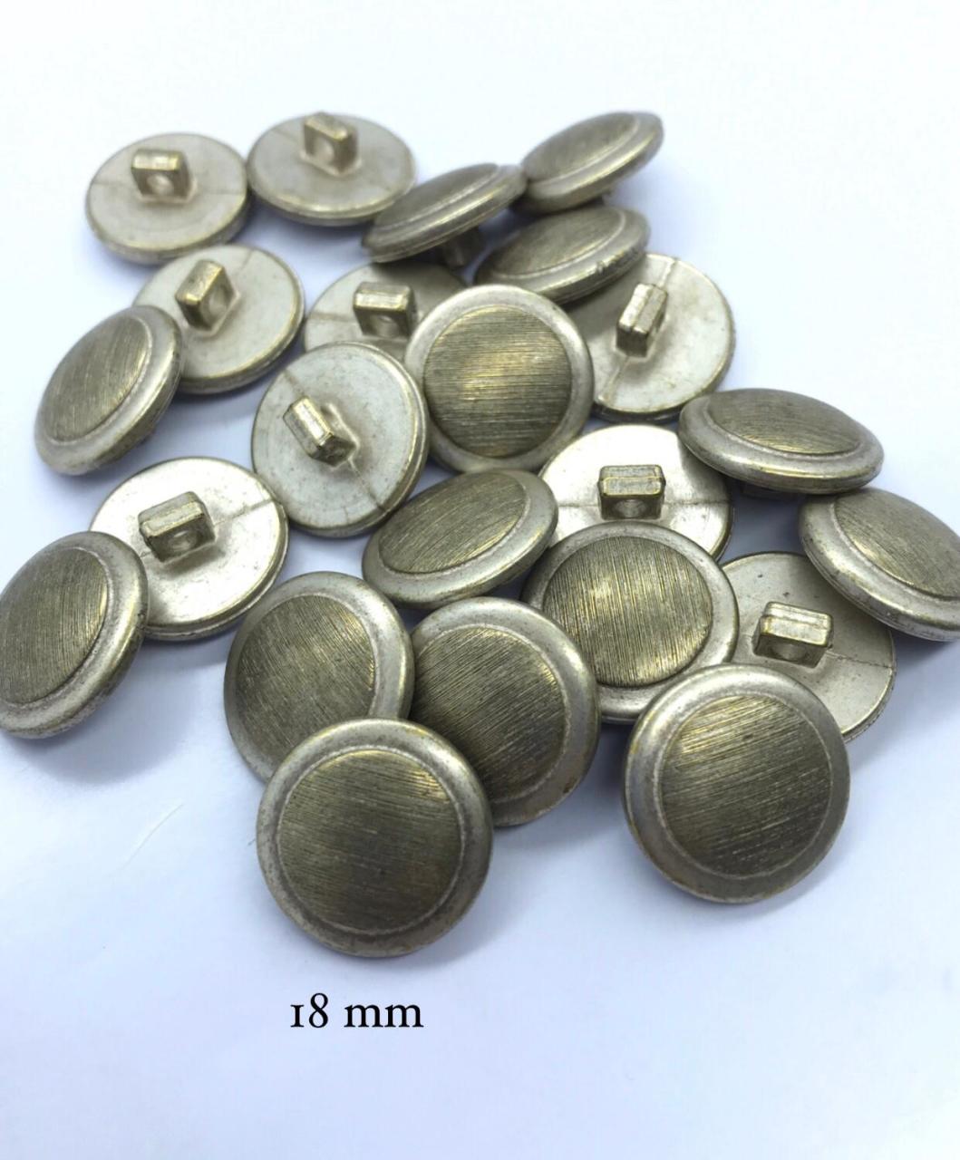 METALİZE DÜĞME ANTİK ESKİTME 1.8 cm