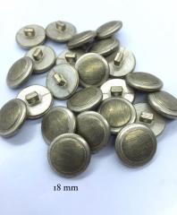 METALİZE DÜĞME ANTİK ESKİTME 1.8 cm