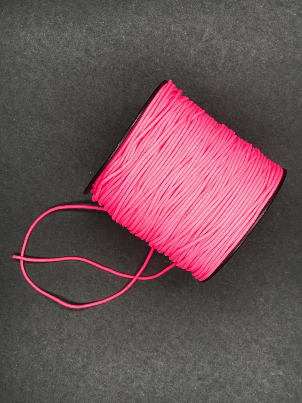 YUVARLAK LASTİK PEMBE 10 MT