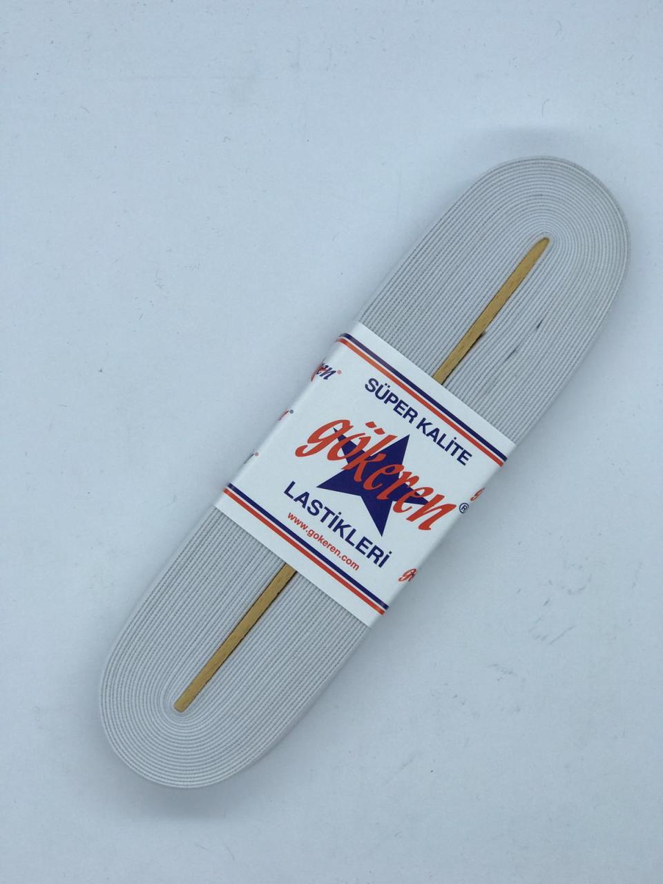 ENLİ BEYAZ LASTİK 2 cm