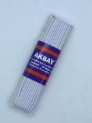 YUVARLAK BEL LASTİĞİ BEYAZ 10 m