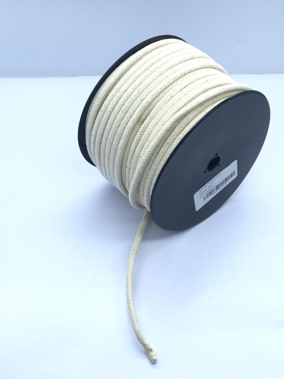 PAMUKLU KAYTAN 6 mm KREM 50 m