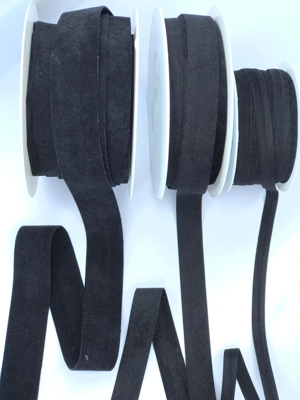 SÜET KURDELE SİYAH 1 cm