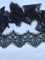 SAKALLI DANTEL SİYAH 6cm 1.50 m KUPON