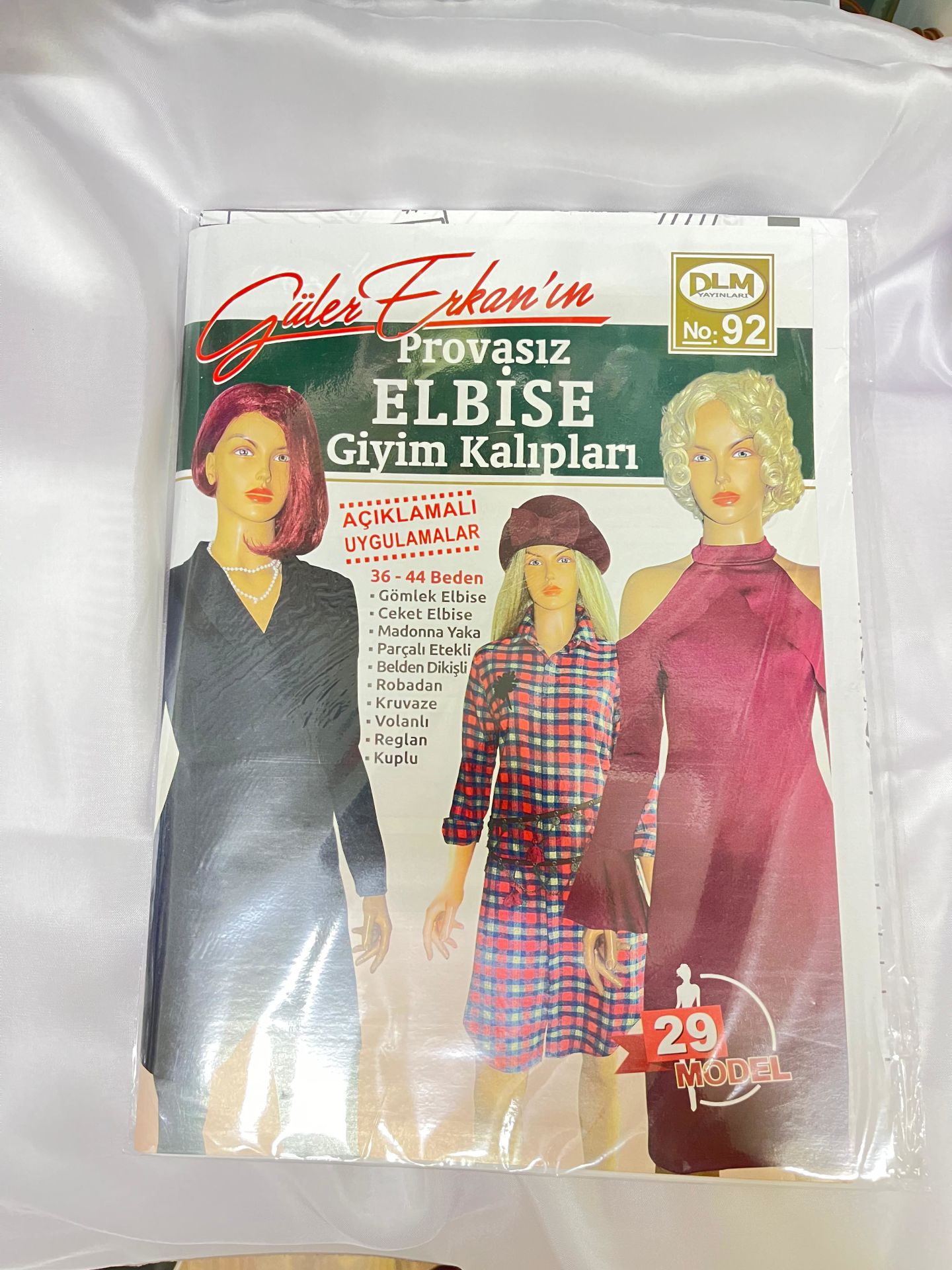 GÜLER ERKAN ELBİSE GİYİM KALIPLARI NO:92