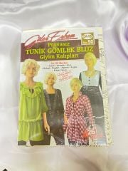 GÜLER ERKAN TUNİK, GÖMLEK, BLUZ GİYİM KALIPLARI NO:90