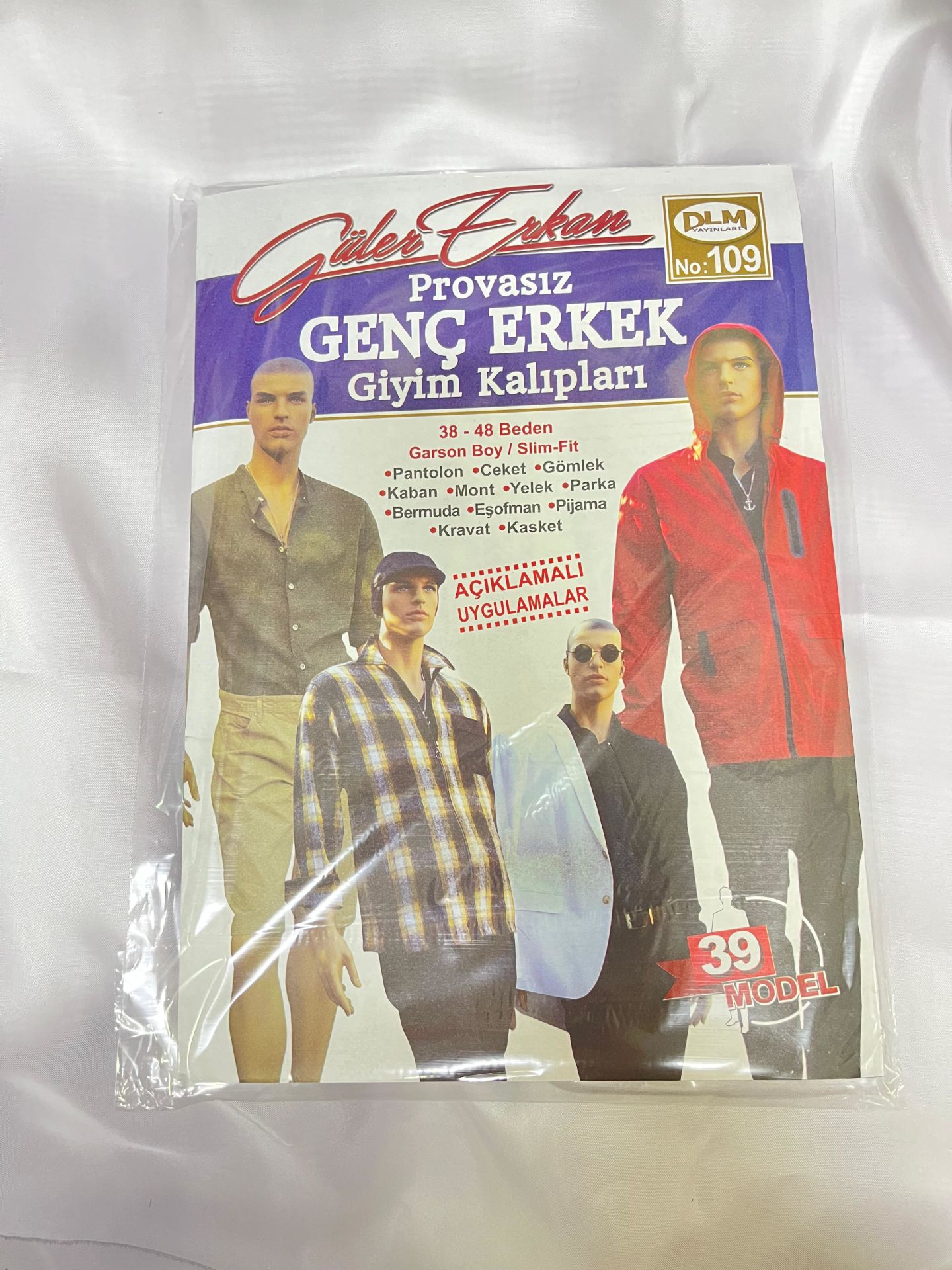 GÜLER ERKAN GENÇ ERKEK GİYİM KALIPLARI NO:109