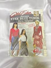 GÜLER ERKAN ETEK, BLUZ, TUNİK GİYİM KALIPLARI NO:100