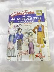 GÜLER ERKAN 44-60 BEDEN ETEK GİYİM KALIPLARI NO:105
