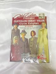 GÜLER ERKAN PANTOLON, CEKET, YELEK GİYİM KALIPLARI NO:87