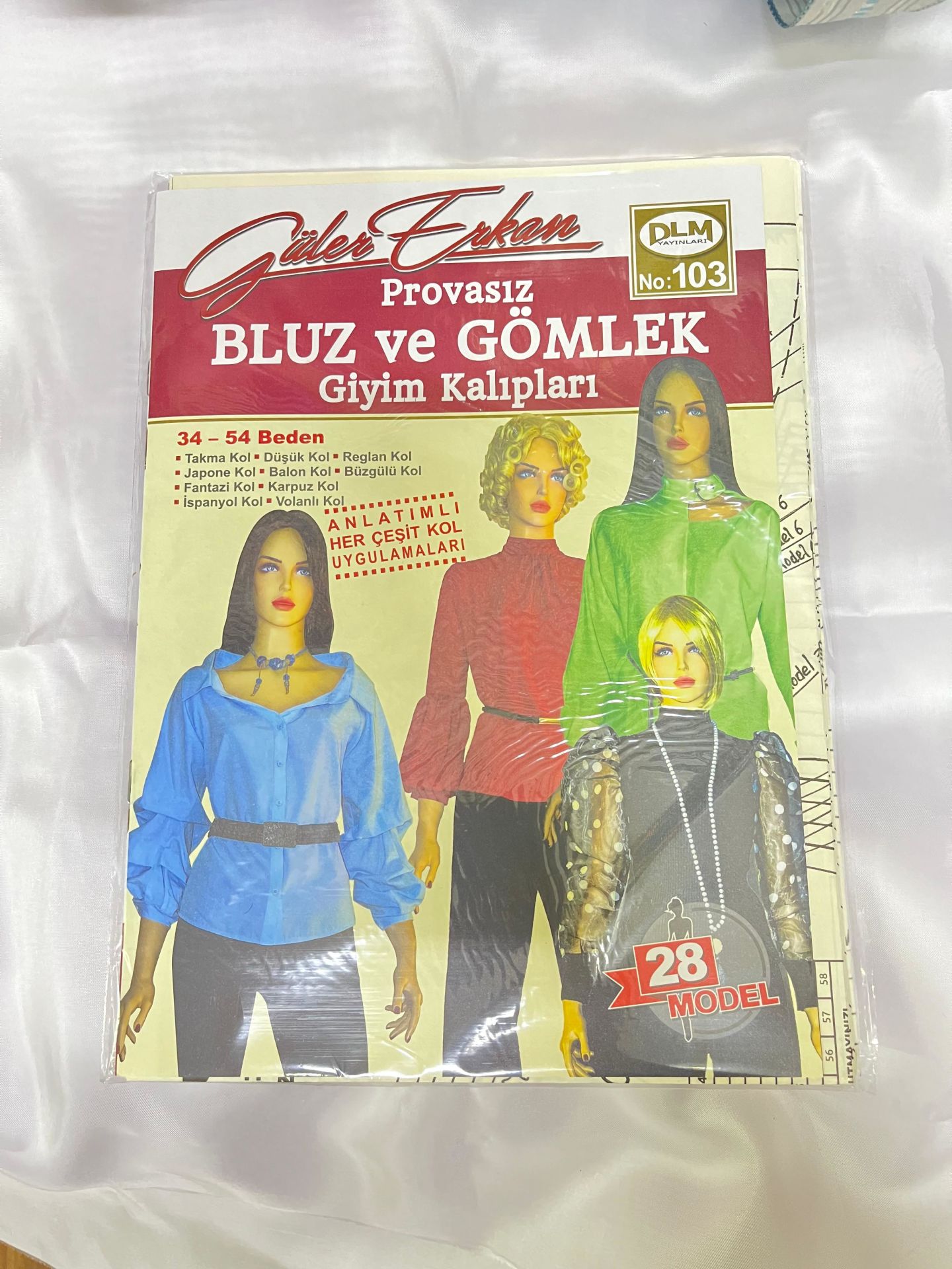 GÜLER ERKAN BLUZ VE GÖMLEK GİYİM KALIPLARI NO:103