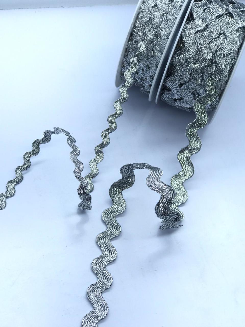 ZİKZAK SUTAŞI GÜMÜŞ SİMLİ 14 mm