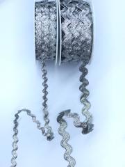 ZİKZAK SUTAŞI GÜMÜŞ SİMLİ 14 mm