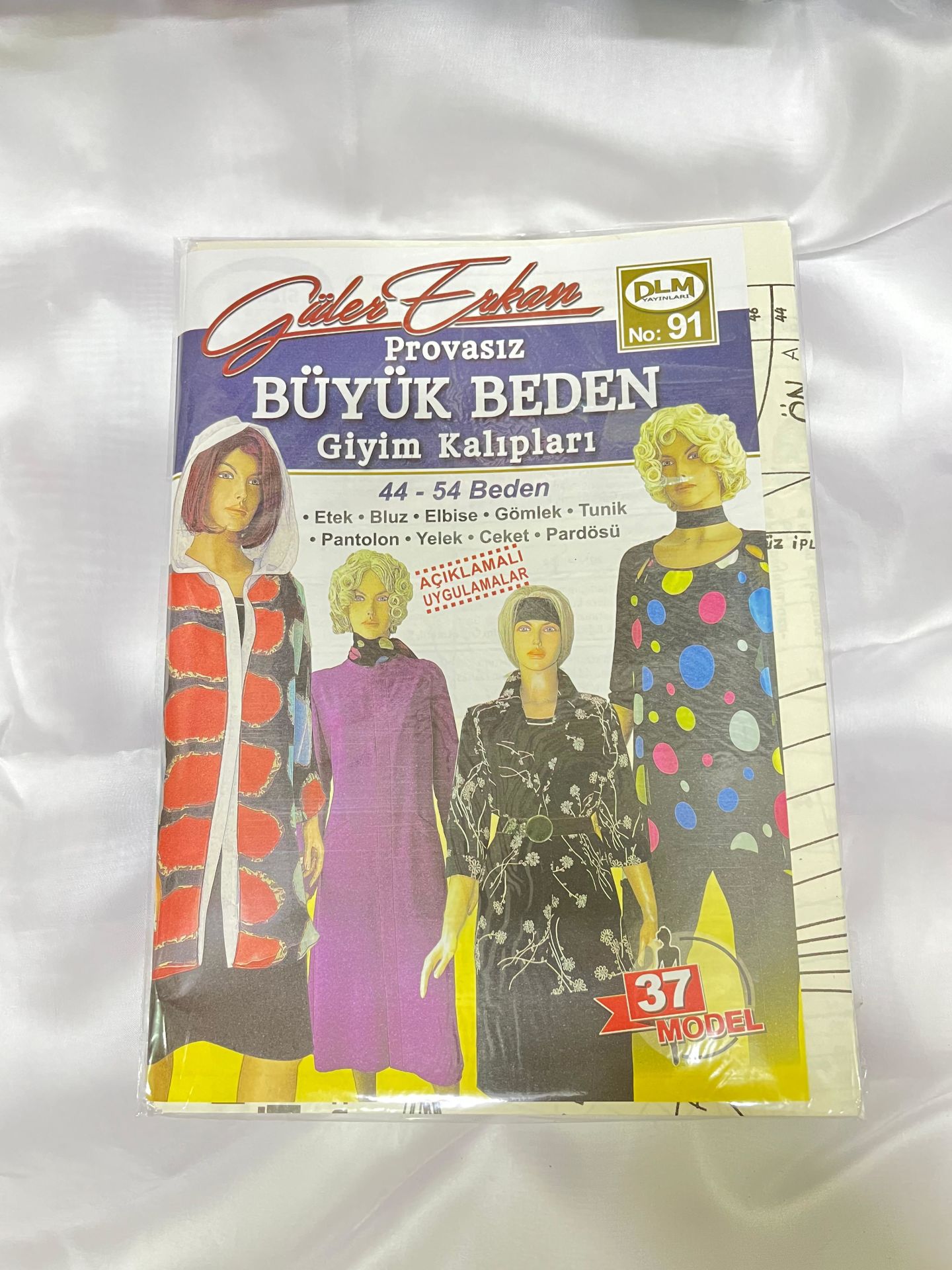 GÜLER ERKAN BÜYÜK BEDEN GİYİM KALIPLARI NO:91