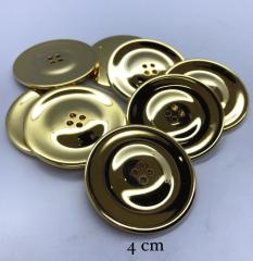 METALİZE DÜĞME GOLD 4 cm