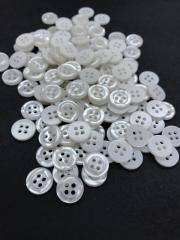 ERKEK GÖMLEK DÜĞMESİ KIRIK BEYAZ 1cm 144adet