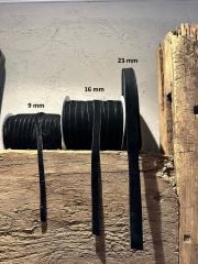 SİYAH KADİFE KURDELE 9mm