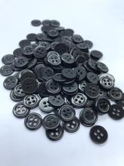 ERKEK GÖMLEK DÜĞMESİ SİYAH 1cm 144adet