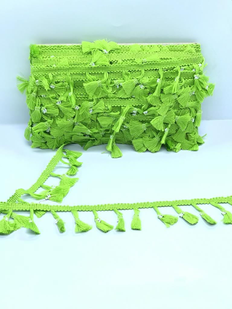 PAMUKLU ŞERİT SAÇAK FISTIK YEŞİLİ