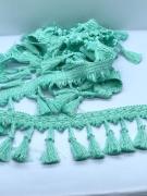 PAMUK ŞERİT SAÇAK TURKUAZ