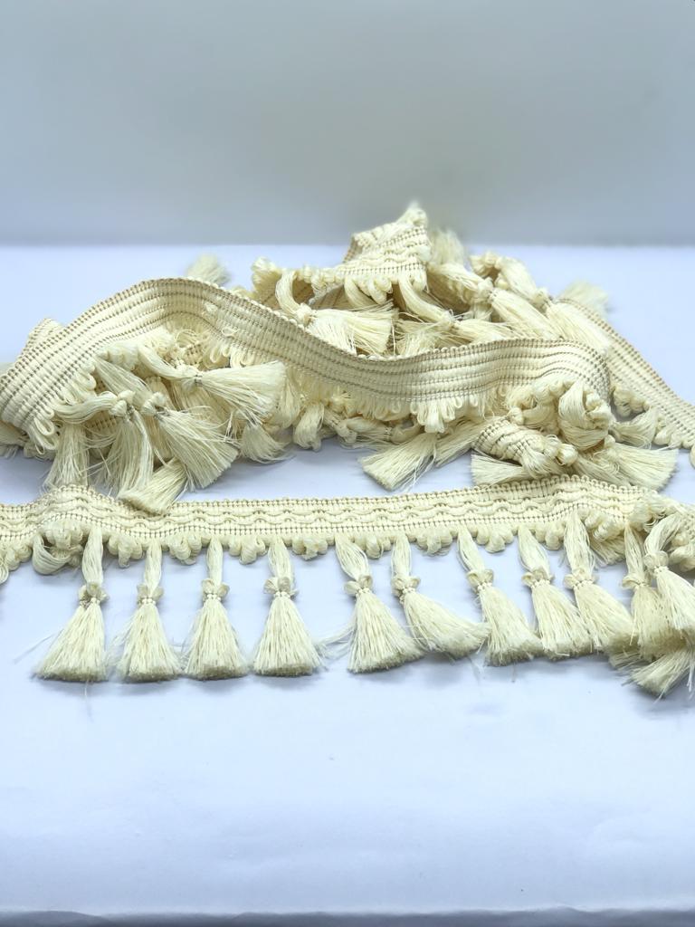 PAMUK ŞERİT SAÇAK KIRIK BEYAZ