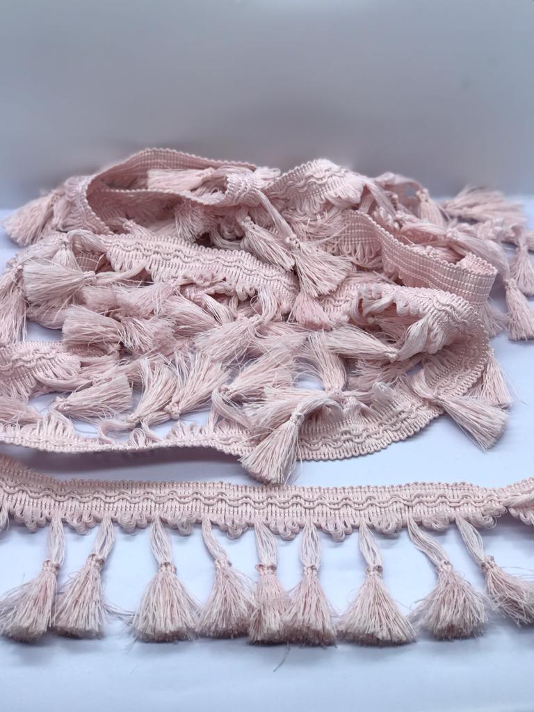 PAMUK ŞERİT SAÇAK AÇIK PEMBE