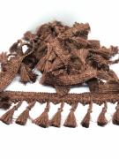 PAMUK ŞERİT SAÇAK KAHVERENGİ